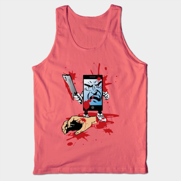 Smart Phone Shirt Tank Top by belytelor